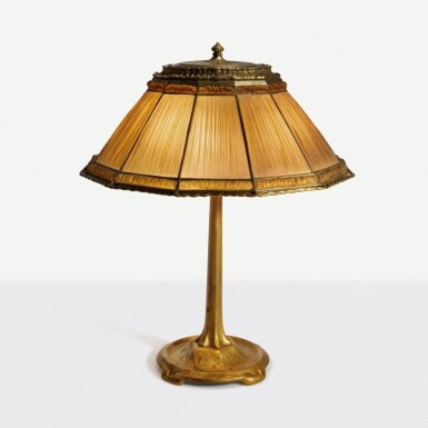 View full screen - View 1 of Lot 67. "Favrile Fabrique" Table Lamp.