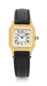 SANTOS YELLOW GOLD WRISTWATCH (OROLOGIO DA POLSO IN ORO GIALLO) CIRCA 1990 | CARTIER, PARIS