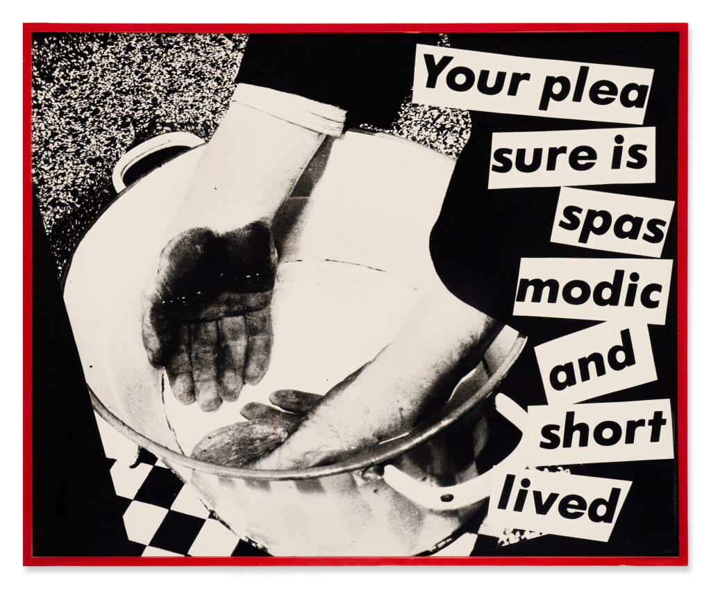 Voir en plein écran - Voir 1 du lot 819. Untitled (Your pleasure is spasmodic and short lived).