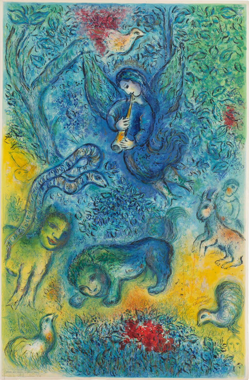 View full screen - View 1 of Lot 819. The Magic Flute (Mourlot CS 38).