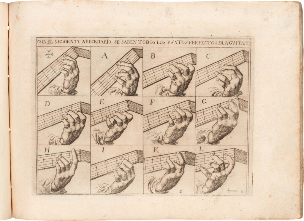 View full screen - View 1 of Lot 78. G. Sanz. Instruccion de musica sobre la guitarra espanola, 1697.