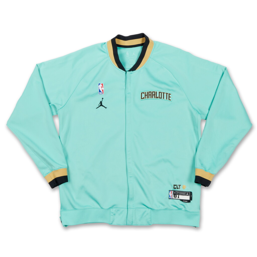 View full screen - View 1 of Lot 228. Taj Gibson Charlotte Hornets Game Worn City Edition Warmup Top .