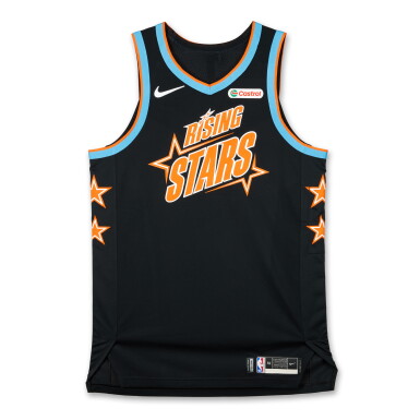 View full screen - View 1 of Lot 11. Tre Johnson III 2025-2026 Game Worn ‘Rising Stars’ Jersey.