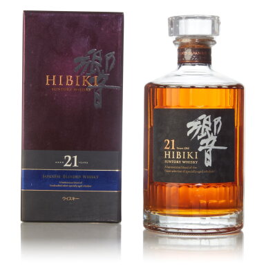 View full screen - View 1 of Lot 126. Hibiki 21 Year Old 43.0 abv NV (1 Bottle 70cl).