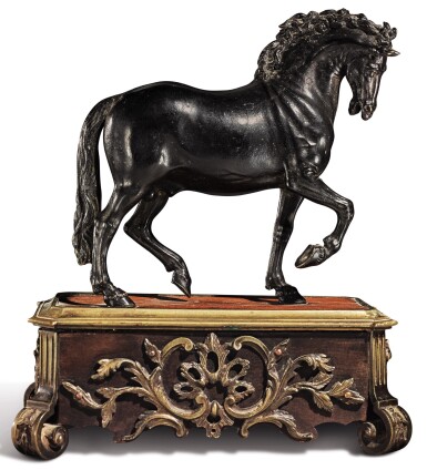 View full screen - View 1 of Lot 260. WORKSHOP OF FRANCESCO FANELLI (FL. 1608- 1661) FIRST HALF 17TH CENTURY| PACING HORSE.