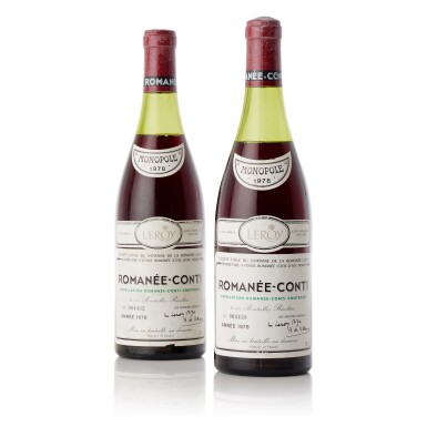 View full screen - View 1 of Lot 6092. Romanée Conti 1978 Domaine de la Romanée-Conti (2 BT).