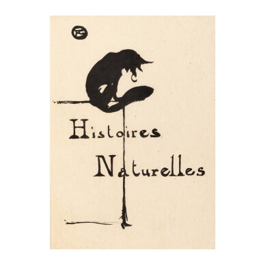 View full screen - View 1 of Lot 59. Histoires naturelles, 1899. Tirage à 100 ex. Reliure mosaïquée de P.L. Martin.