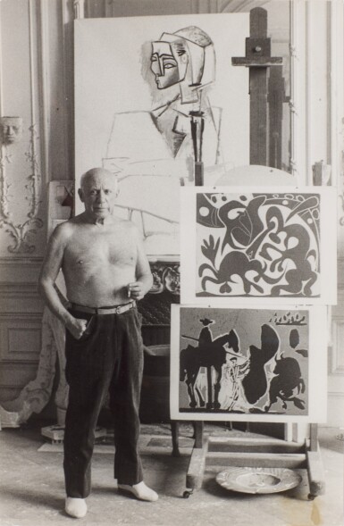 View full screen - View 1 of Lot 88. EDWARD QUINN | 'PABLO PICASSO AT LA CALIFORNIE', 1959.