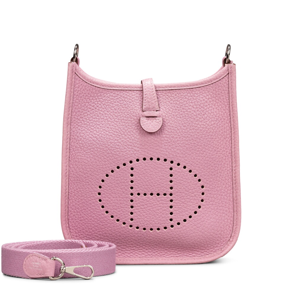 View full screen - View 1 of Lot 714. Mauve Sylvestre Clémence Mini Evelyne Palladium Hardware, 2022.