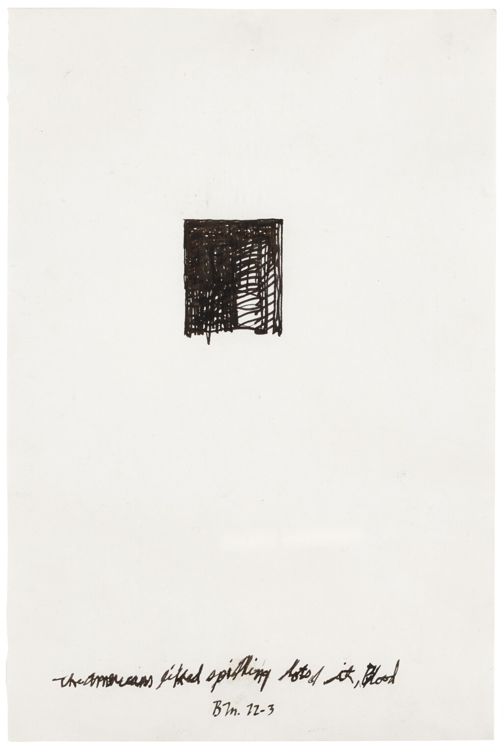 View full screen - View 1 of Lot 12. BRICE MARDEN | THE AMERICANS LIKE SPILLING LOTS OF IT, BLOOD.