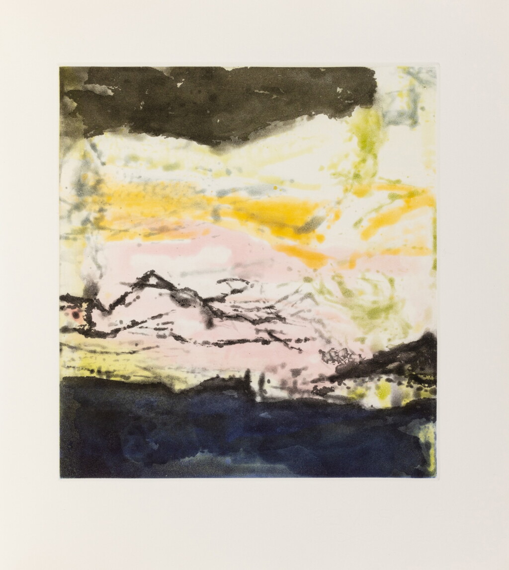 View full screen - View 1 of Lot 253. Annonciation-Moments. 1995. 7 eaux-fortes, dont 2 en couleurs. Parfait état..