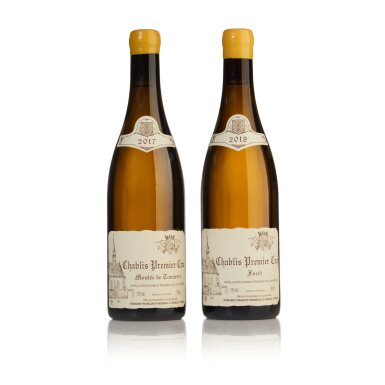 View full screen - View 1 of Lot 471. Chablis, Forêt 2018 and Montée de Tonnerre 2017 by Domaine Raveneau (2 BT).