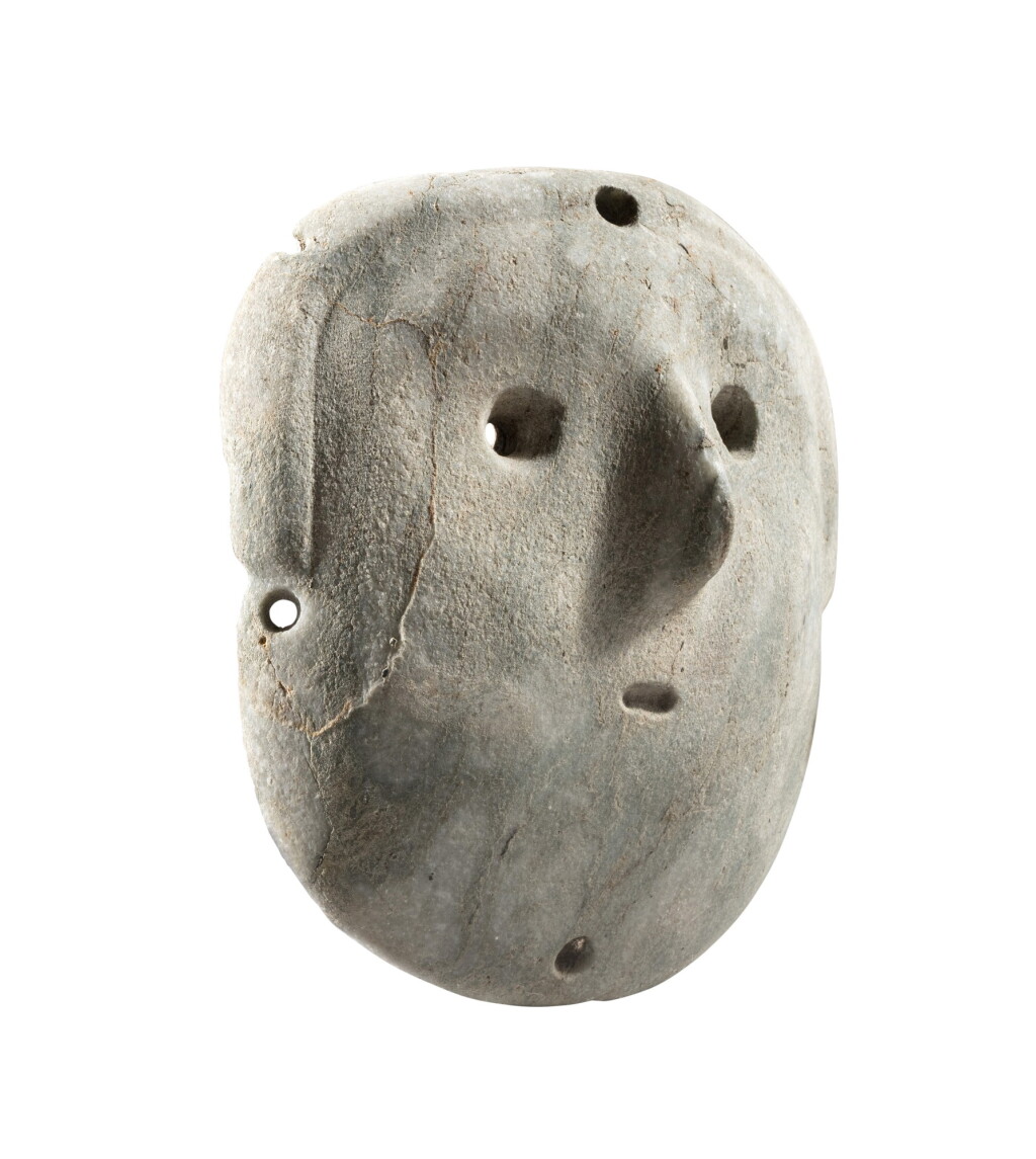 全螢幕檢視 - 查看18Colima, Mexique, Préclassique récent, 300-100 AV. J.-C | Colima stone mask, Mexico, Late Preclassic 300-100 BC 的1