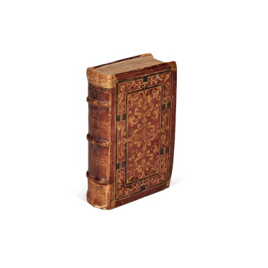 View full screen - View 1 of Lot 1137. Justinus, Ex Trogi Pompeii historiis externis libri XXXXIIII, Lyon, 1543, red morocco gilt.