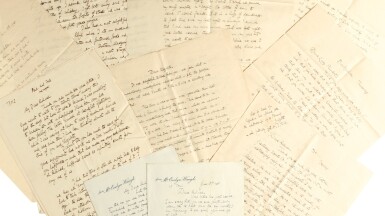 View full screen - View 1 of Lot 140. WAUGH | series of 10 autograph letters signed, to Richard Plunket Greene, 1925.