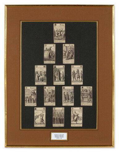View full screen - View 1 of Lot 319. Playing Cards — "Knavery of the Rump".