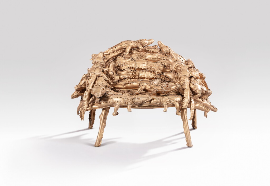 View full screen - View 1 of Lot 22. Chaise Alligator.