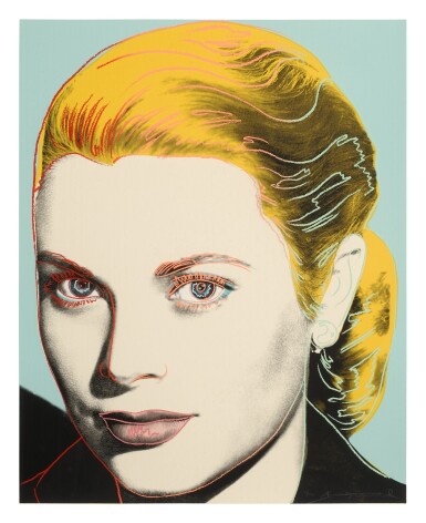 View full screen - View 1 of Lot 73. ANDY WARHOL | GRACE KELLY (FELDMAN & SCHELLMAN II.305).