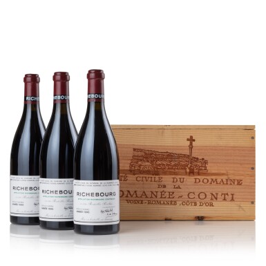View full screen - View 1 of Lot 6512. Richebourg 1996 Domaine de la Romanée-Conti (6 BT).