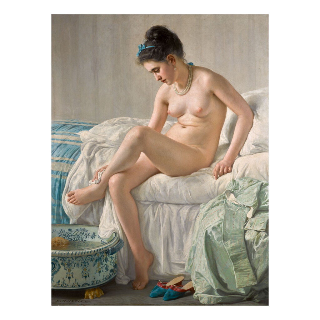 View full screen - View 1 of Lot 414. JULES-ÉMILE SAINTIN | LE LEVER.