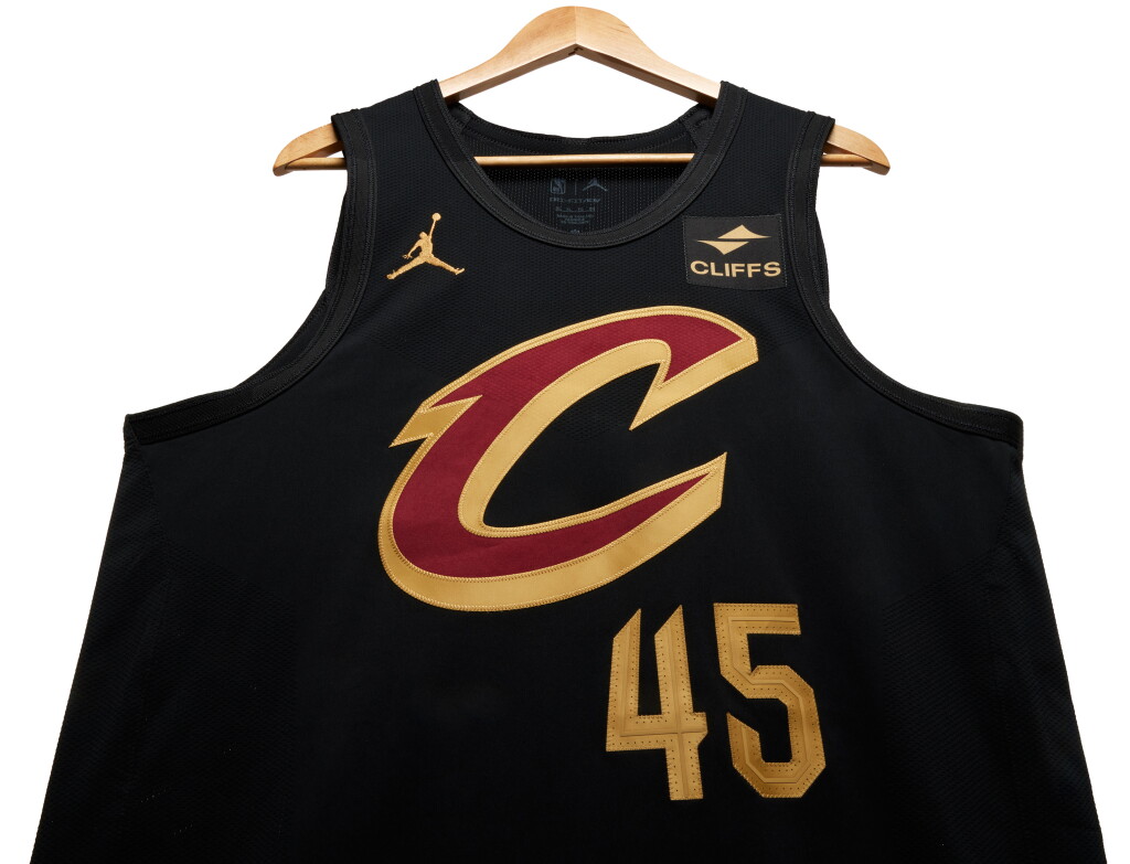 View full screen - View 1 of Lot 41. Donovan Mitchell Cleveland Cavaliers 2023-2024 Game Worn Statement Edition Jersey.