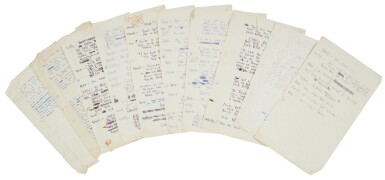 View full screen - View 1 of Lot 1084. O'Brien, Richard | The Rocky Horror Show, original draft manuscripts.