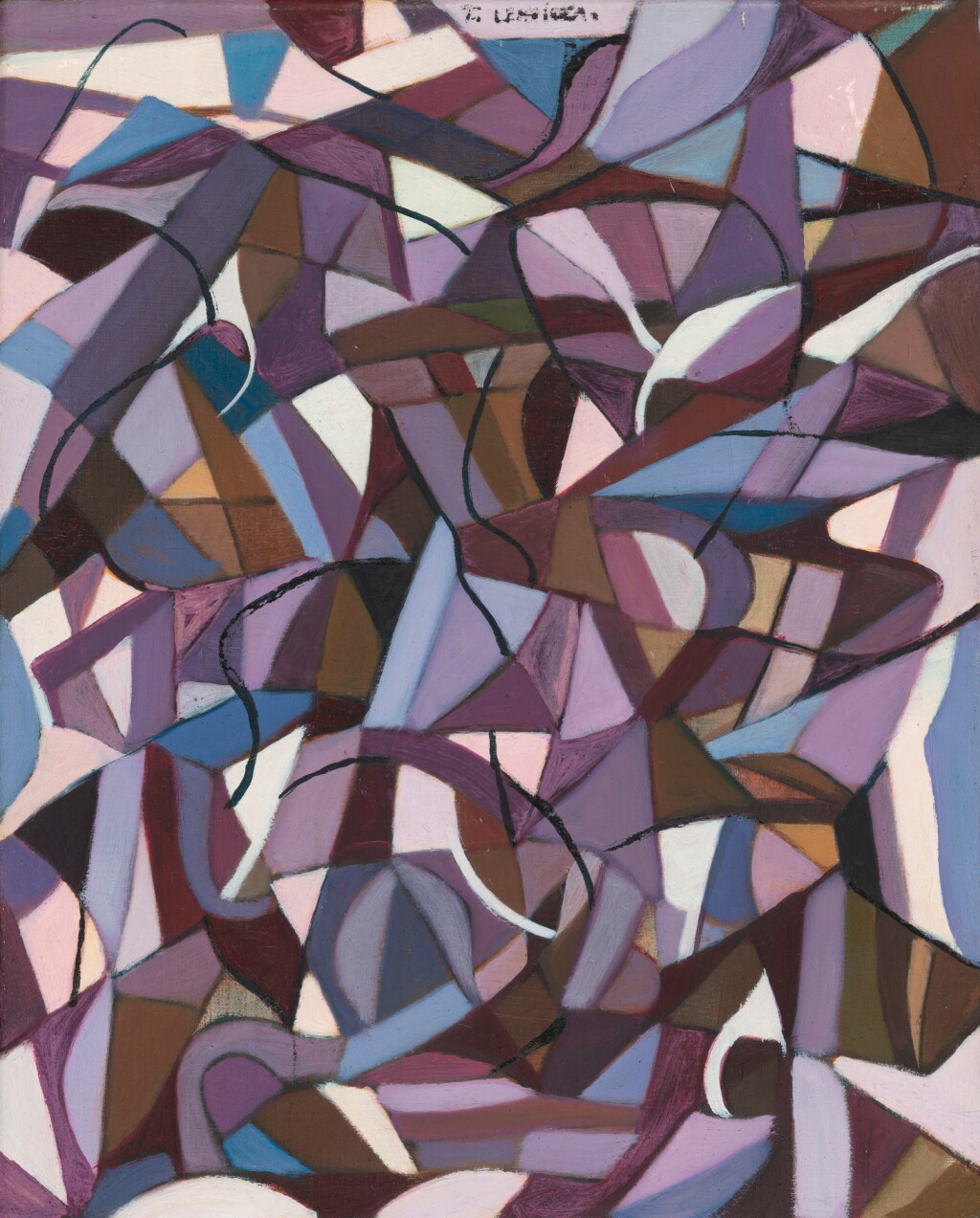 View full screen - View 1 of Lot 310. Composition abstraite.
