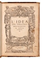 Camillo, L'idea del theatro, Florence, 1550, nineteenth-century half vellum