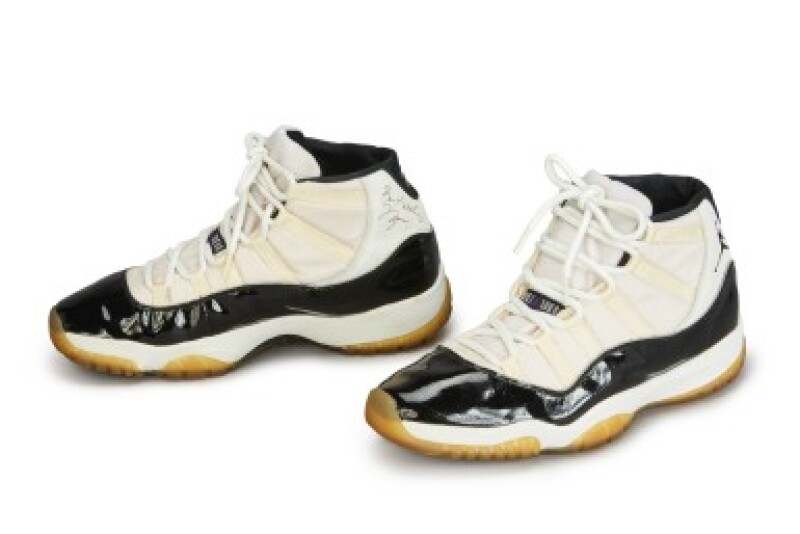 Nike Vintage Michael Jordan Game Worn And Dual Signed 'Player