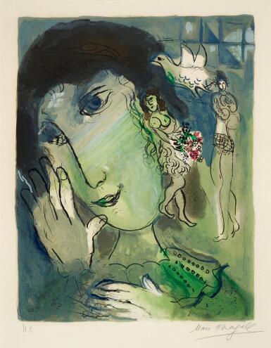 View full screen - View 1 of Lot 11. MARC CHAGALL | LE POÈTE (M. 442).
