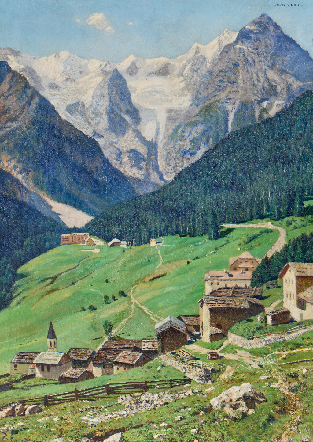 View full screen - View 1 of Lot 248. Glacier of Brenva.