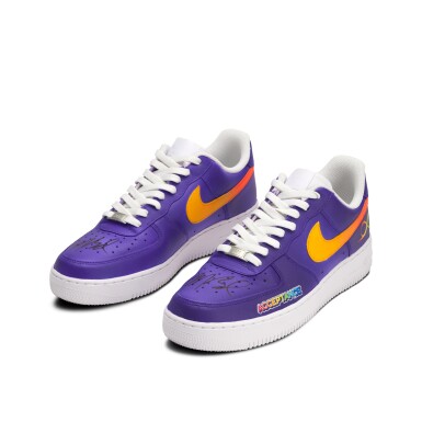 View full screen - View 1 of Lot 215. Mike Budenholzer Phoenix Suns 2024-2025 Game Issued Custom Air Force 1s | To The Max Foundation.