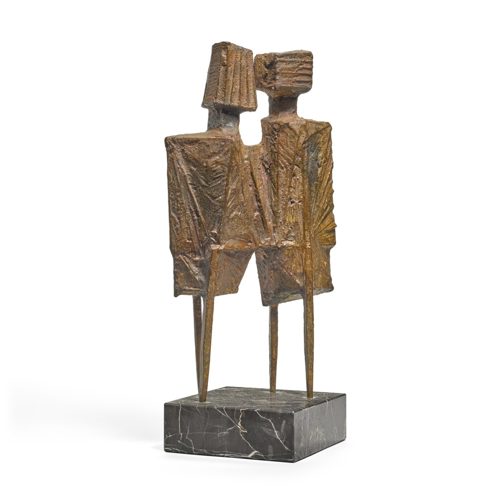 View full screen - View 1 of Lot 657. Maquette II Two Watchers V.