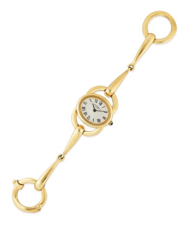 View full screen - View 1 of Lot 143. Montre bracelet de dame or | Lady's gold bracelet watch.