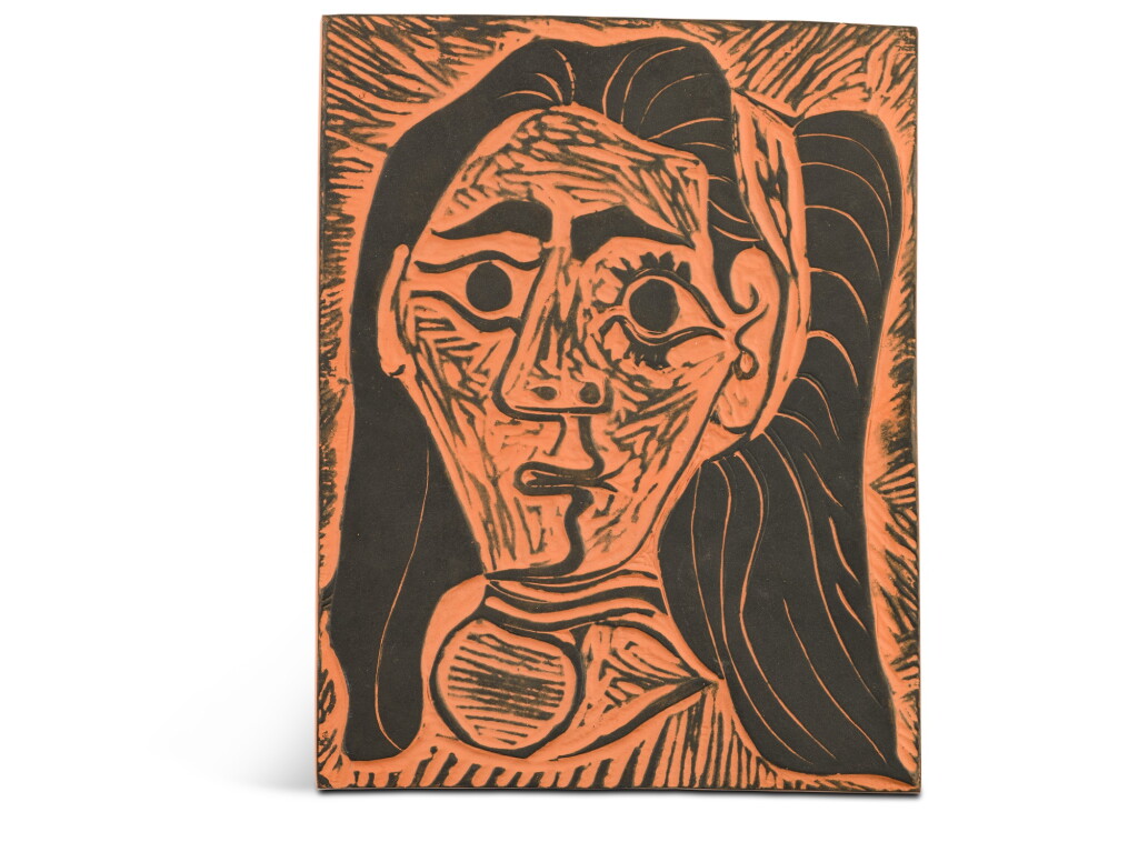 View full screen - View 1 of Lot 58. PABLO PICASSO | FEMME AUX CHEVEUX FLOUS (A. R. 520).