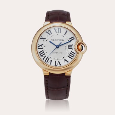 View full screen - View 1 of Lot 350. Reference 3003 Ballon Bleu | A pink gold automatic wristwatch, Circa 2015.