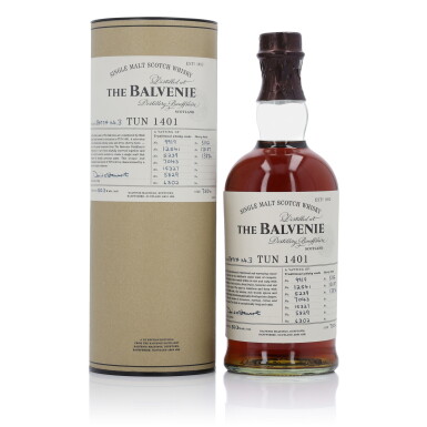 View full screen - View 1 of Lot 116. The Balvenie Tun 1401 Batch No.3 50.3 abv NV (1 Bottle 75cl).