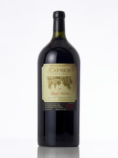 View full screen - View 1 of Lot 5560. Caymus Vineyards, Special Selection, Cabernet Sauvignon 1998 (1 IMP).