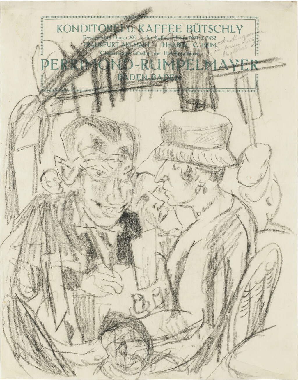 View full screen - View 1 of Lot 242. Kaffeehausszene (Coffee House Scene).