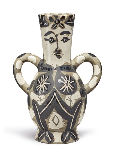 View full screen - View 1 of Lot 21. PABLO PICASSO | VASE DEUX ANSES HAUTES (A. R. 141).