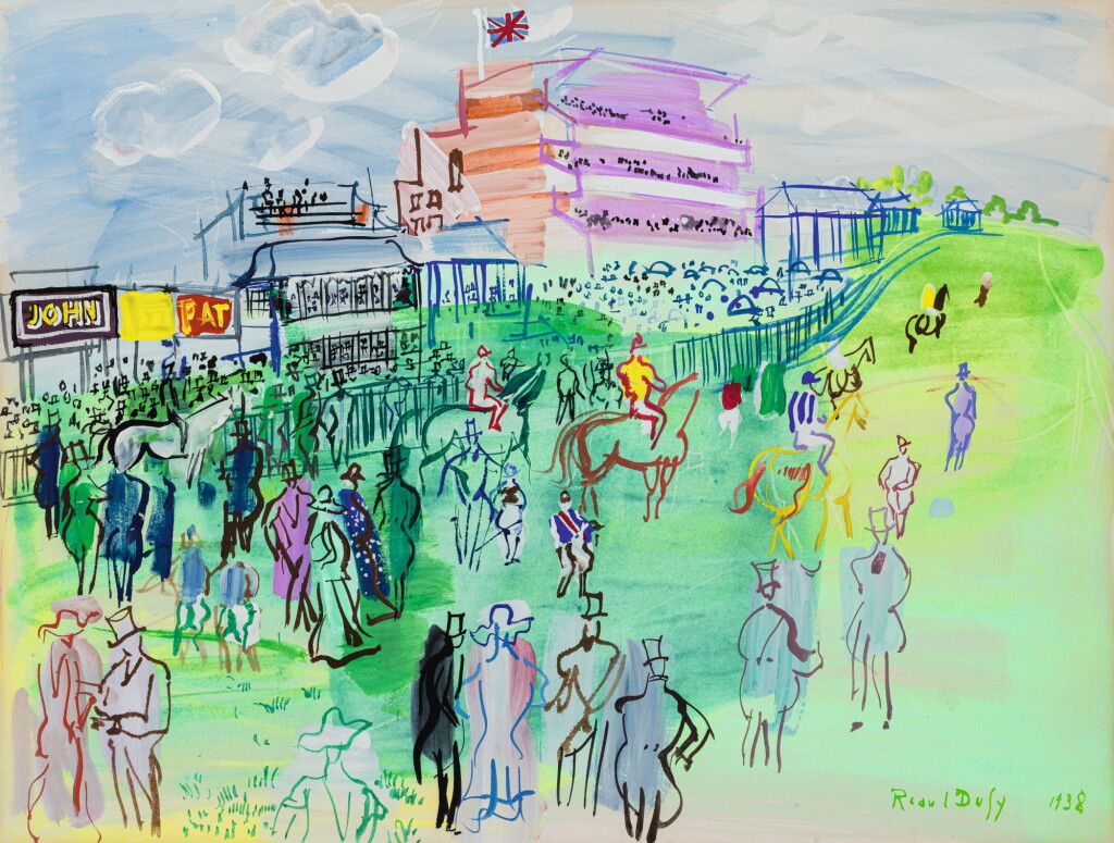 View full screen - View 1 of Lot 132. RAOUL DUFY | LE CHAMP DE COURSES D'EPSOM.