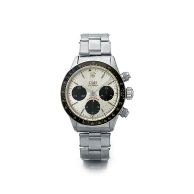 View full screen - View 1 of Lot 862. ROLEX | REF 6263 DAYTONA, A STAINLESS STEEL CHRONOGRAPH WRISTWATCH, CIRCA 1971 | 勞力士 | 6263型號「DAYTONA」精鋼計時腕錶,年份約1971.