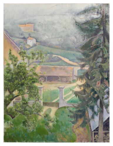 View full screen - View 1 of Lot 199. La Ferme à Chassy (Le Printemps).