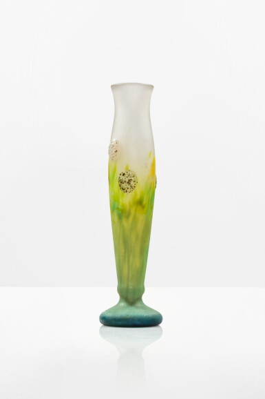 View full screen - View 1 of Lot 39. Pissenlits dents-de-lion vase, circa 1910.
