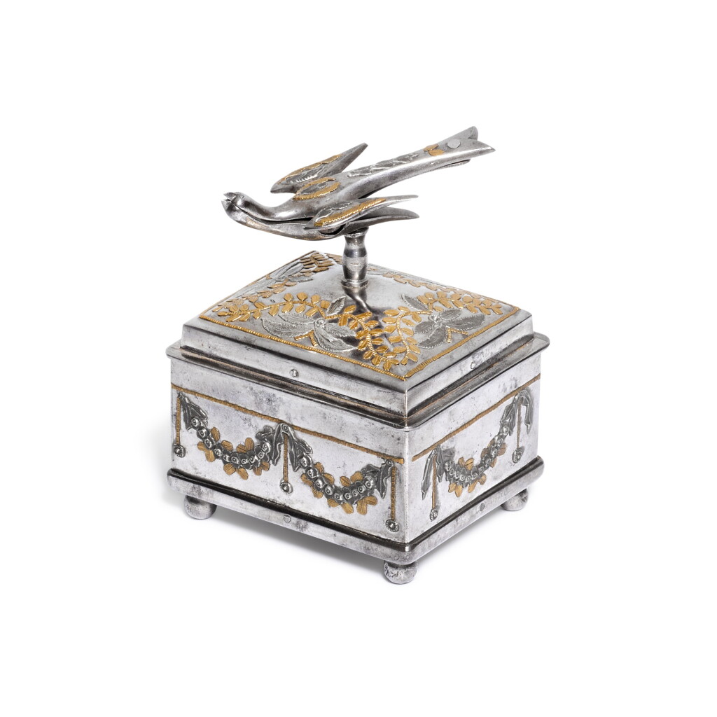 View full screen - View 1 of Lot 77. A Russian steel sewing box, Tula, early 19th century.