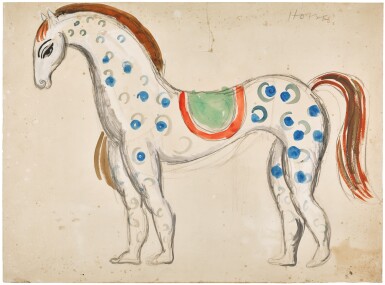 View full screen - View 1 of Lot 109. DUNCAN GRANT | HORSE.