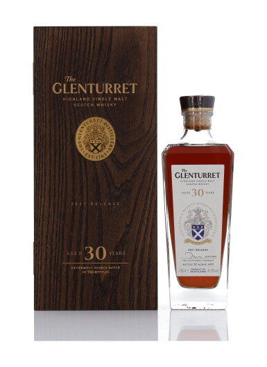 View full screen - View 1 of Lot 195. The Glenturret 30 Year Old 2021 Release 41.6 abv NV (1 Bottle 70cl).