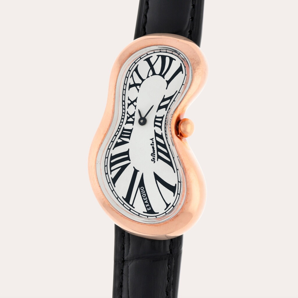 View full screen - View 1 of Lot 433. Softwatch | A gold-plated steel wristwatch | Circa 1995 .