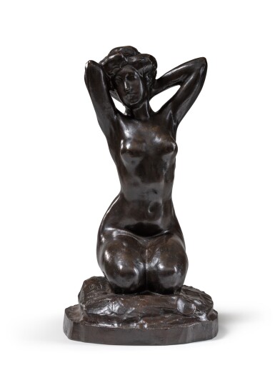 View full screen - View 1 of Lot 444. Femme à genoux (Le réveil).