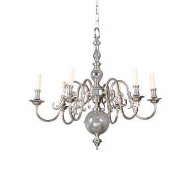 View full screen - View 1 of Lot 93. A modern Dutch style chrome-plated brass .